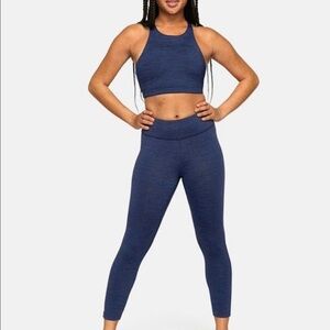 Outdoor Voices Move Free Crop Top in Baltic